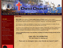 Tablet Screenshot of christchurchwalnutport.org